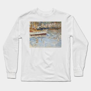 Port of Nice by Berthe Morisot Long Sleeve T-Shirt